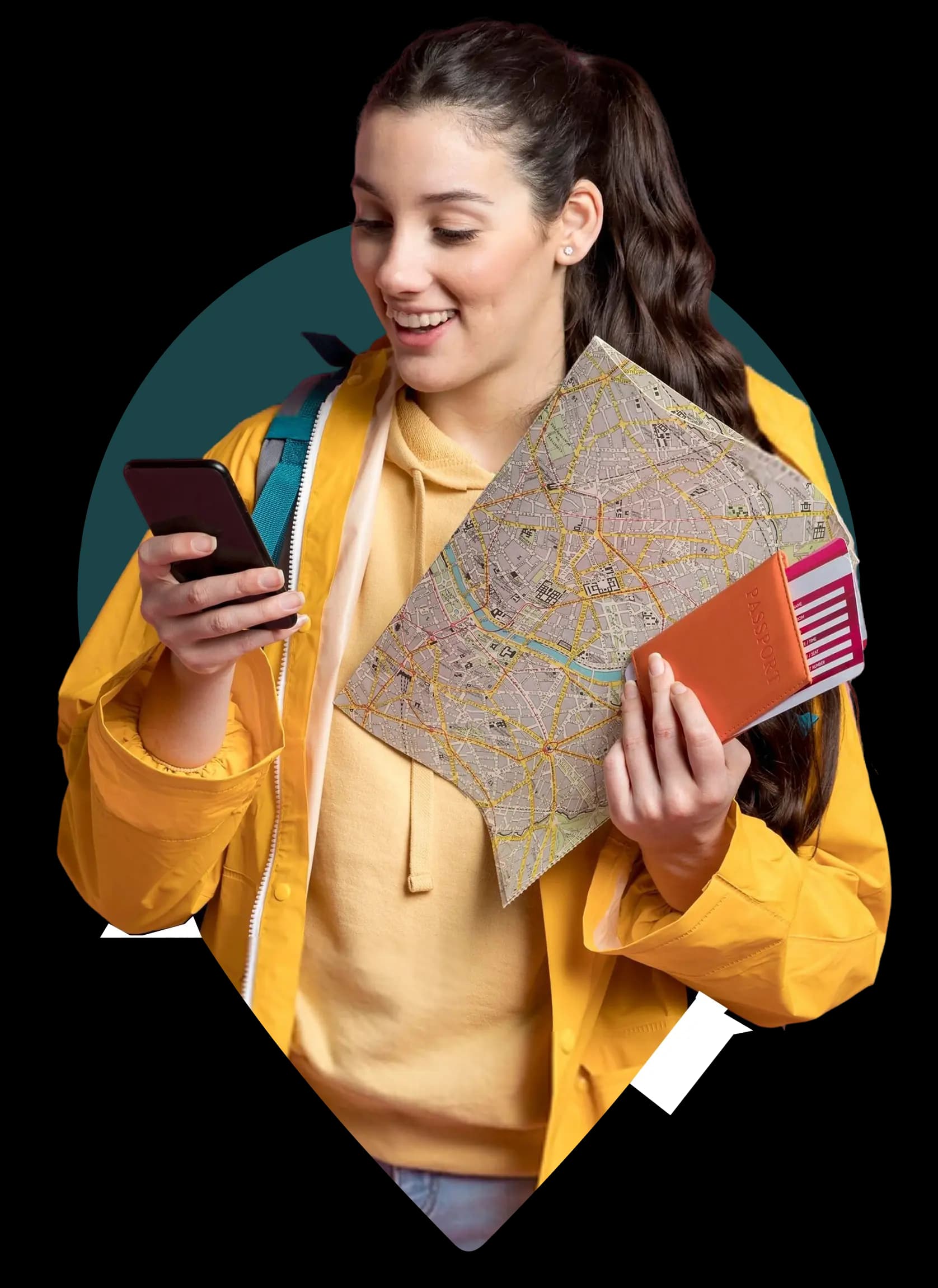 Travel memories pin board