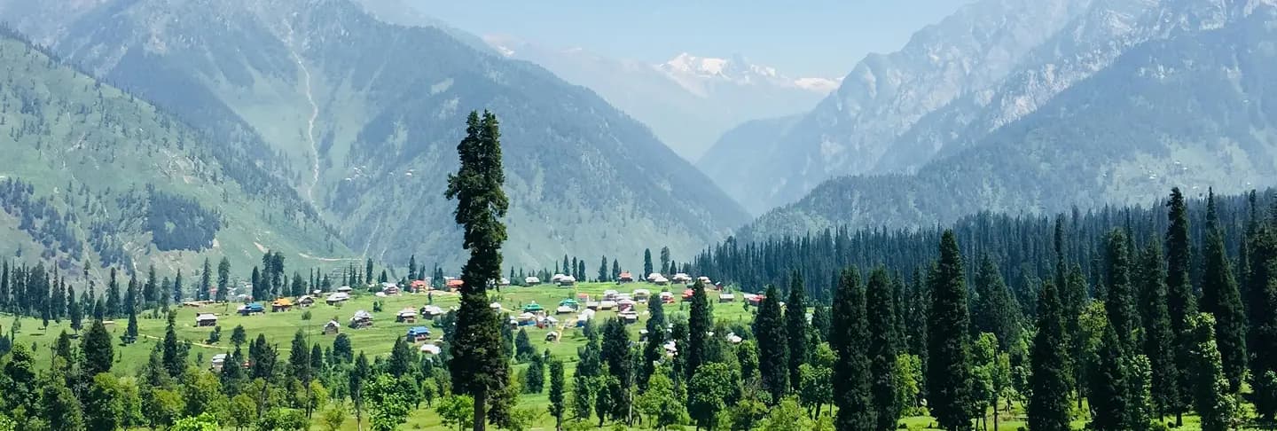 Kashmir landscape background